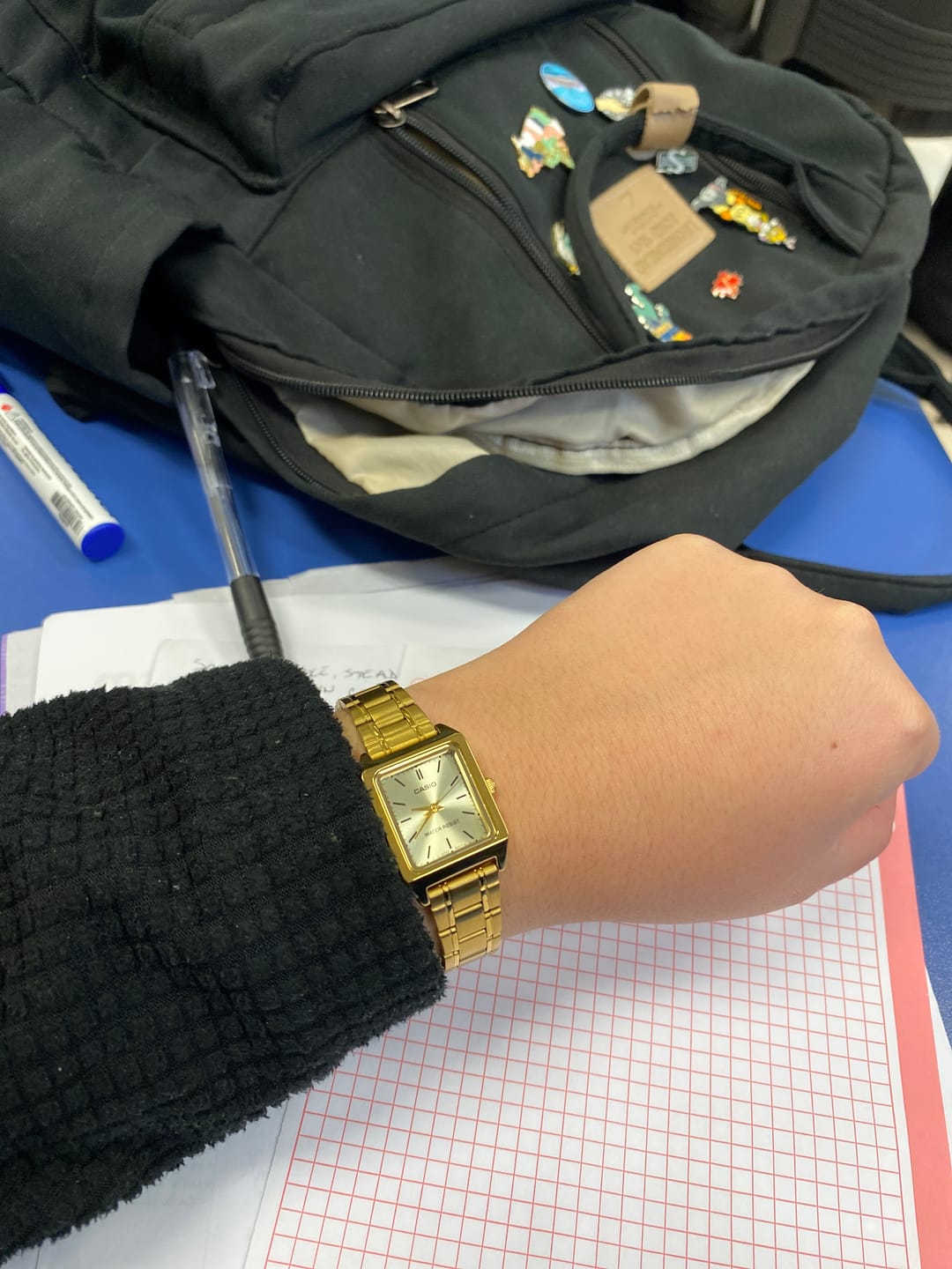Customer photo review of Reloj Casio Tank Análogo LTP-V007G-9E Dorado