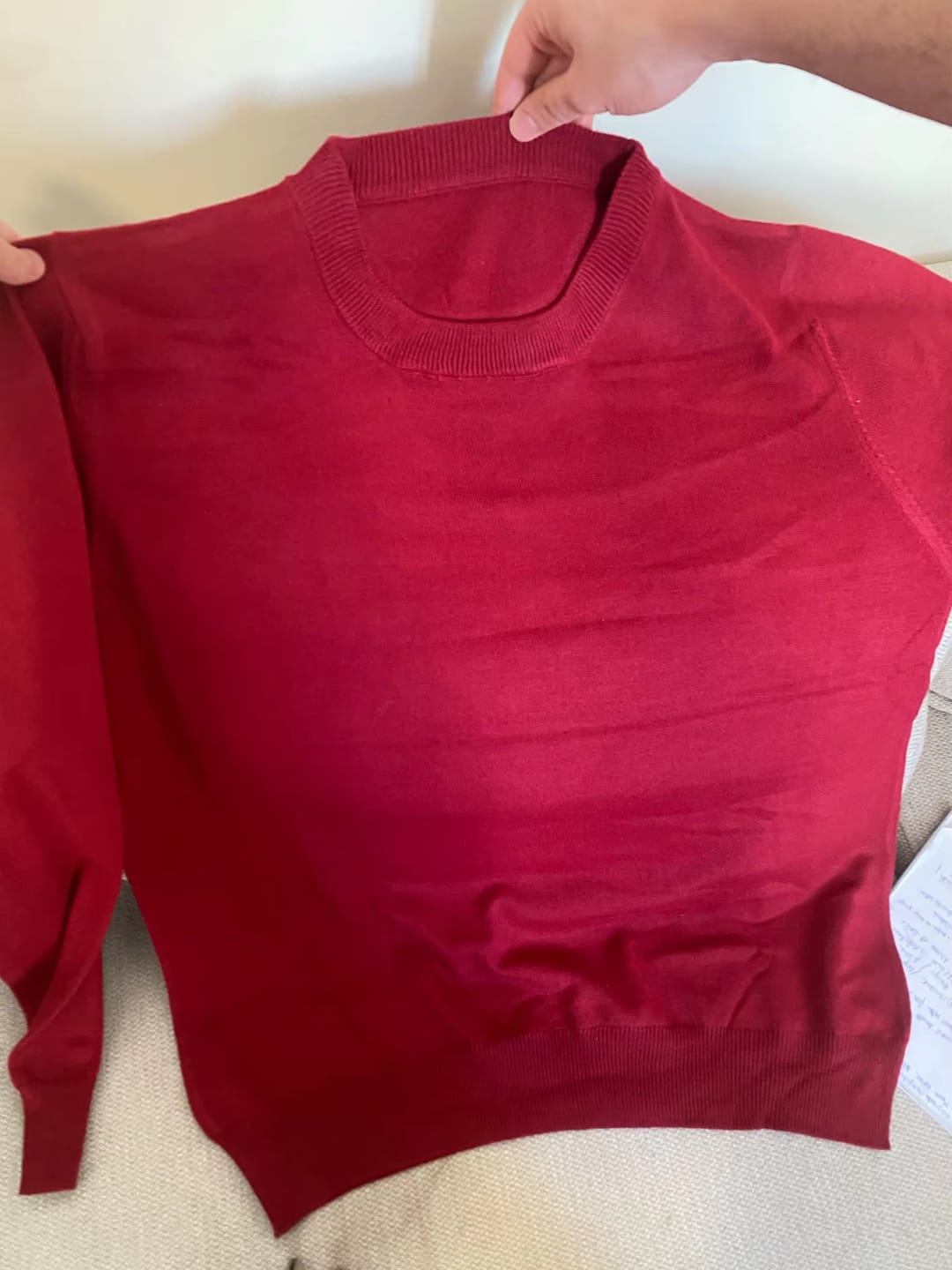 Customer photo review of Stilvoller Kaschmir-Herrenpullover - Oliver