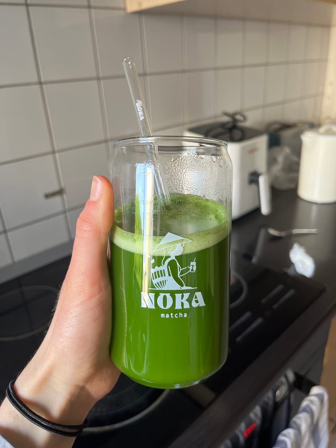 Customer photo review of Verre Dégustation matcha