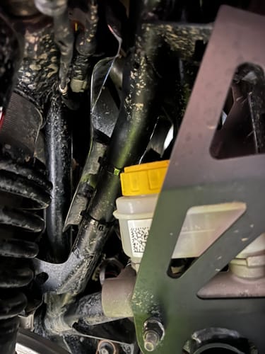 Customer photo review of RPM Pro R & Turbo R  Carbon Fiber Radiator Heat Air Deflector & Cab Cooling Panel