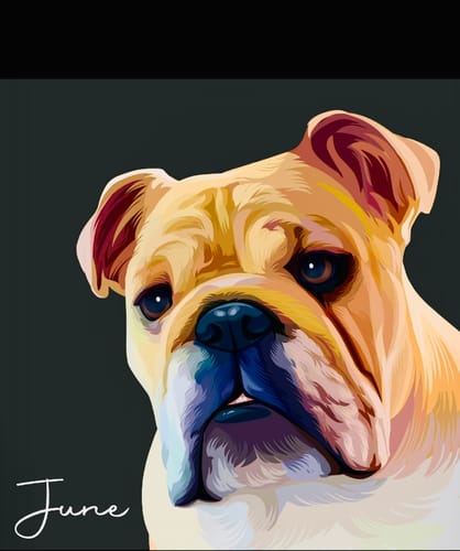 Customer photo review of Pet Art Canvas Wrap