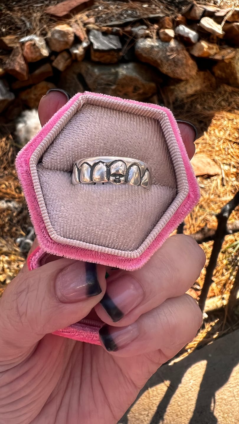Customer photo review of Baby Tooth Ring