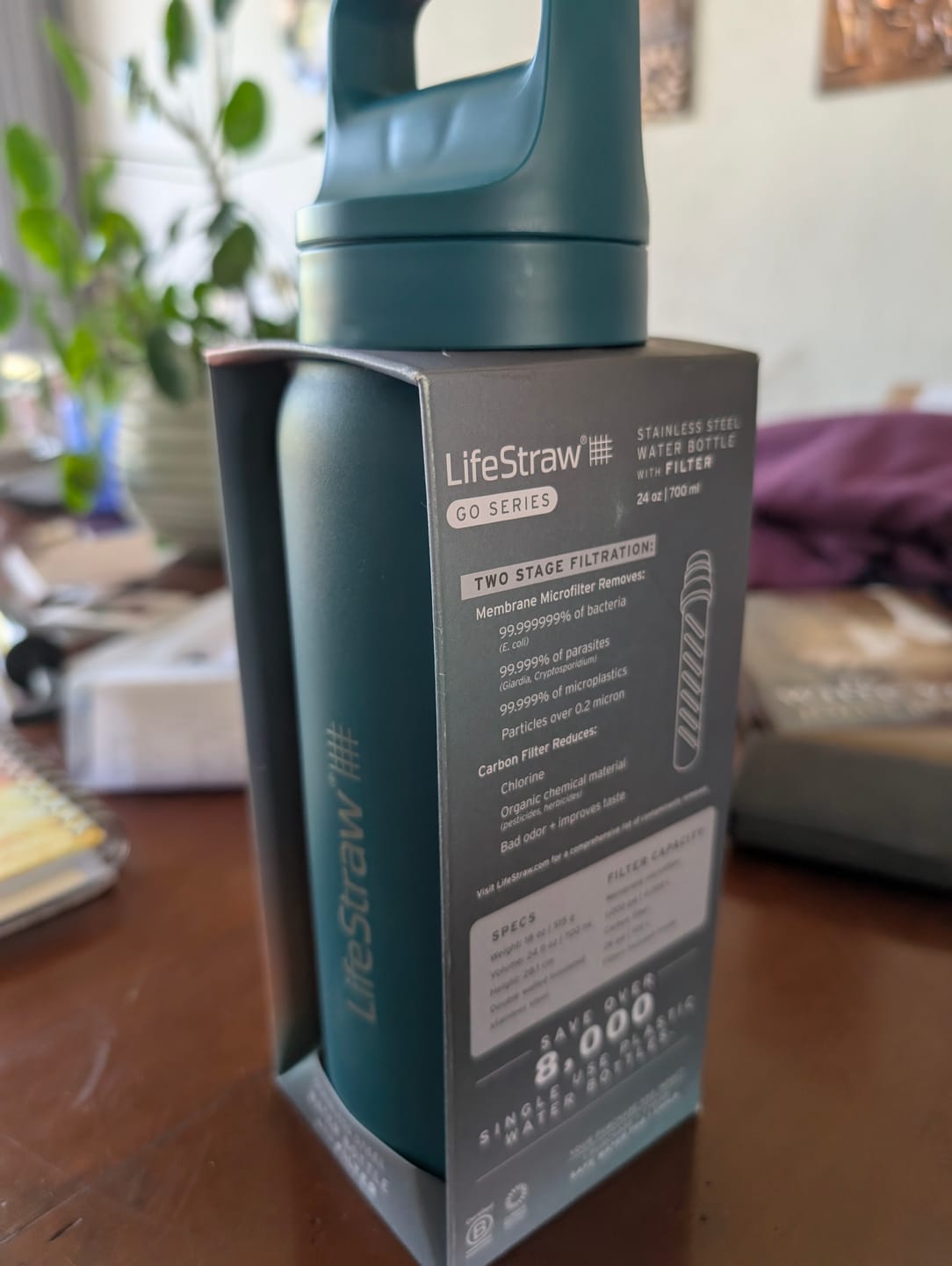 Customer photo review of LifeStraw Go Series Stainless Steel 700 ml