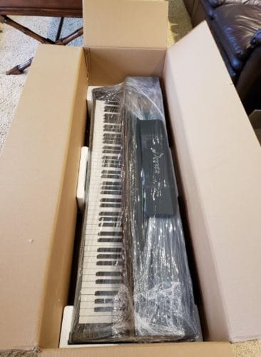 Customer photo review of Donner DDP-100 Upright Digital Piano