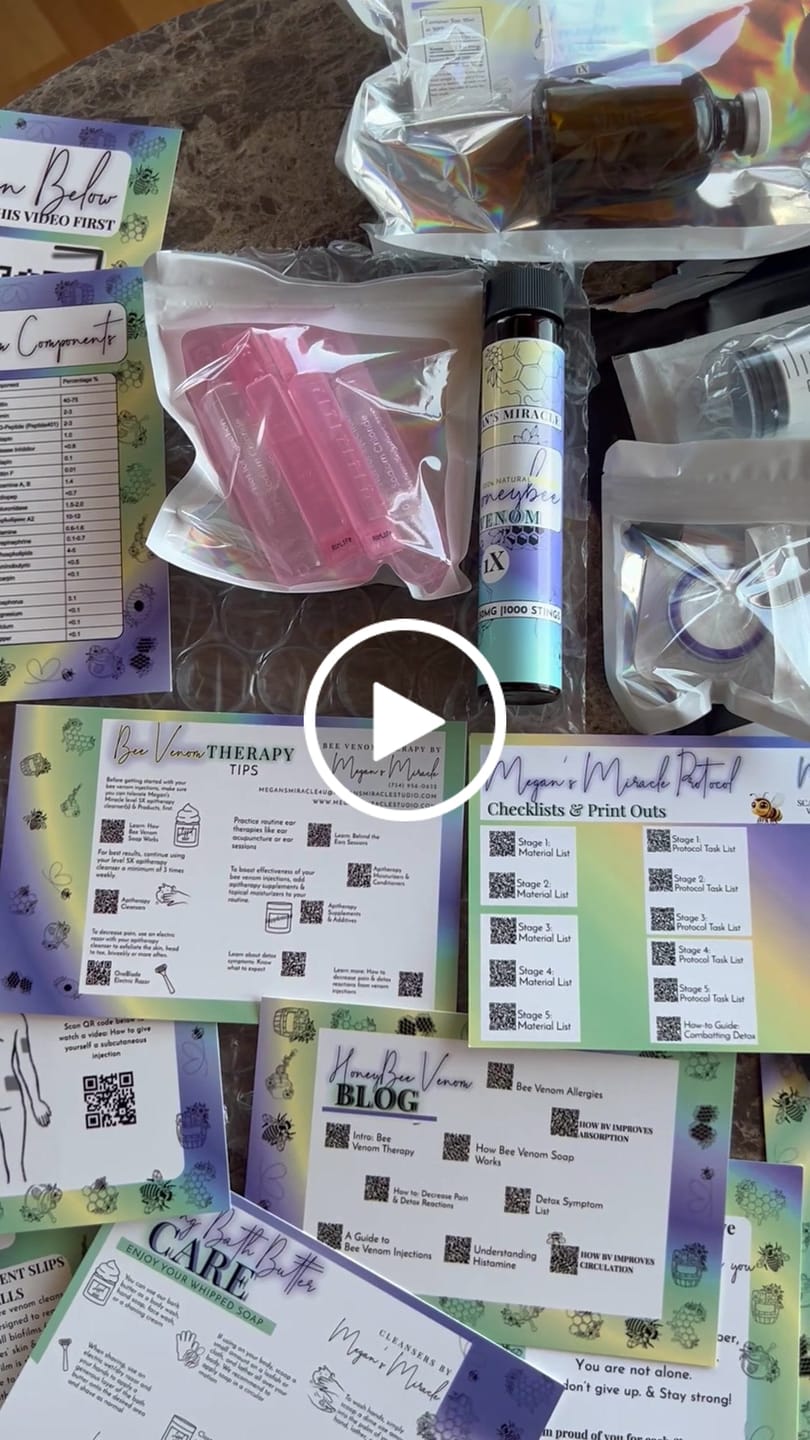 Customer video review of Natural Grade Bee Venom Therapy Kit