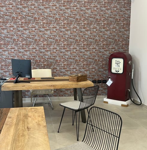 Customer photo review of CHESTER - Lot de 2 chaises industrielles filaires en métal