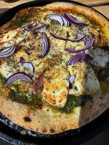 Customer photo review of Sourdough Pizza Bases