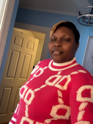 Customer photo review of TOP TIER SWEATER AND CARDIGANS