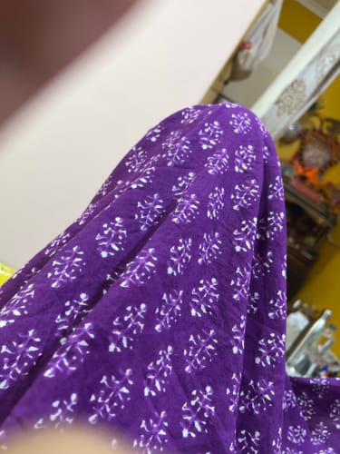 Customer photo review of Teal Blue Printed Front Zipper Maternity Feeding Kaftan