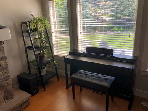 Customer photo review of Donner DDP-100 Upright Digital Piano