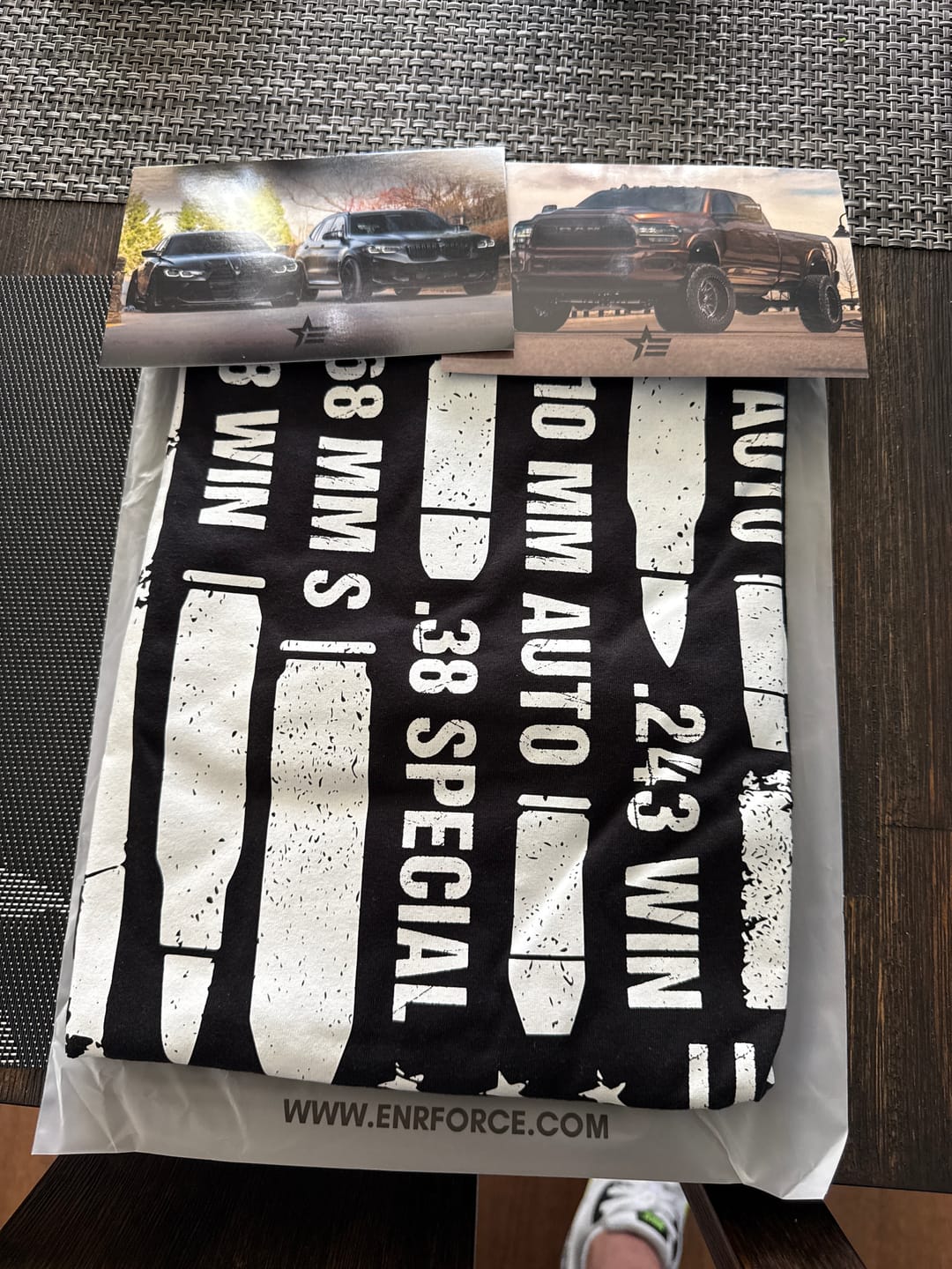 Customer photo review of All Faster Than Dialing 911 Tee