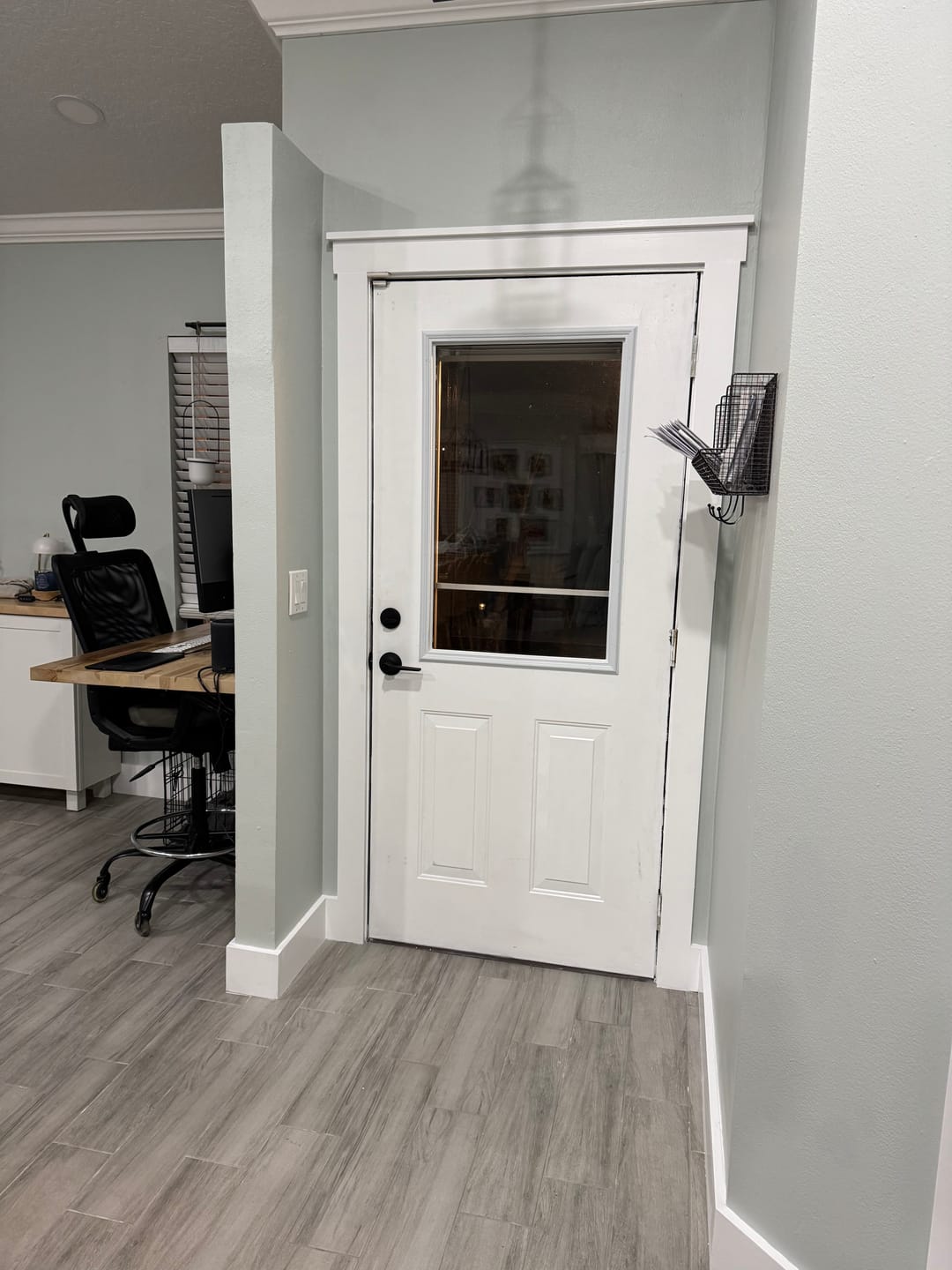 Customer photo review of Clear 1 Lite Glass and Frame Kit (Half Lite)