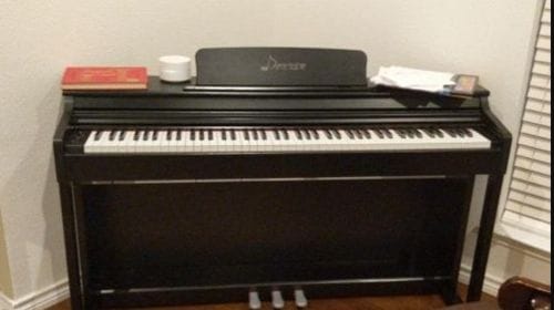 Customer photo review of Donner DDP-100 Upright Digital Piano
