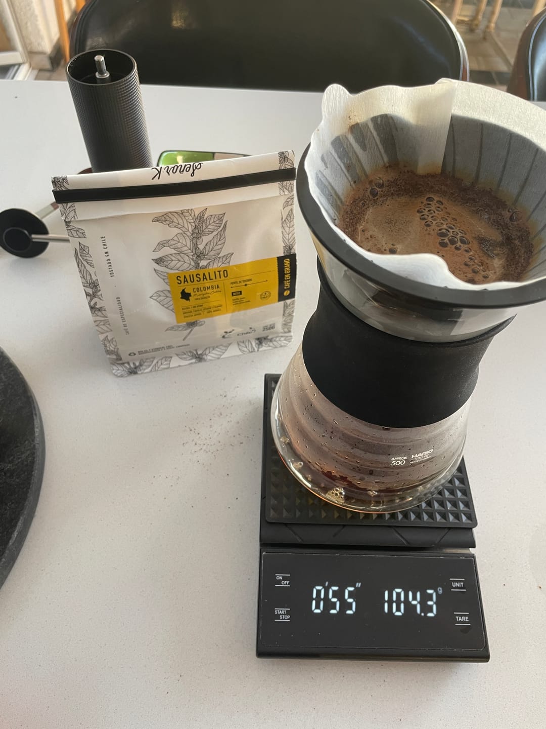 Customer photo review of Colombia | Finca Sausalito Bolsa 250 gramos | GRANO ENTERO