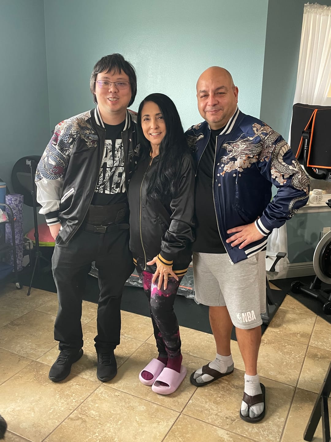 Customer photo review of Double Dragon & Phoenix Sukajan Souvenir Jacket