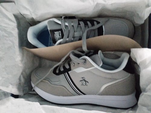 Customer photo review of Tenis Style Lee Gris