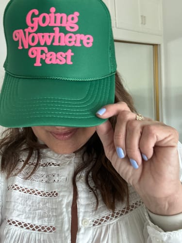 Customer photo review of Going Nowhere Fast Trucker