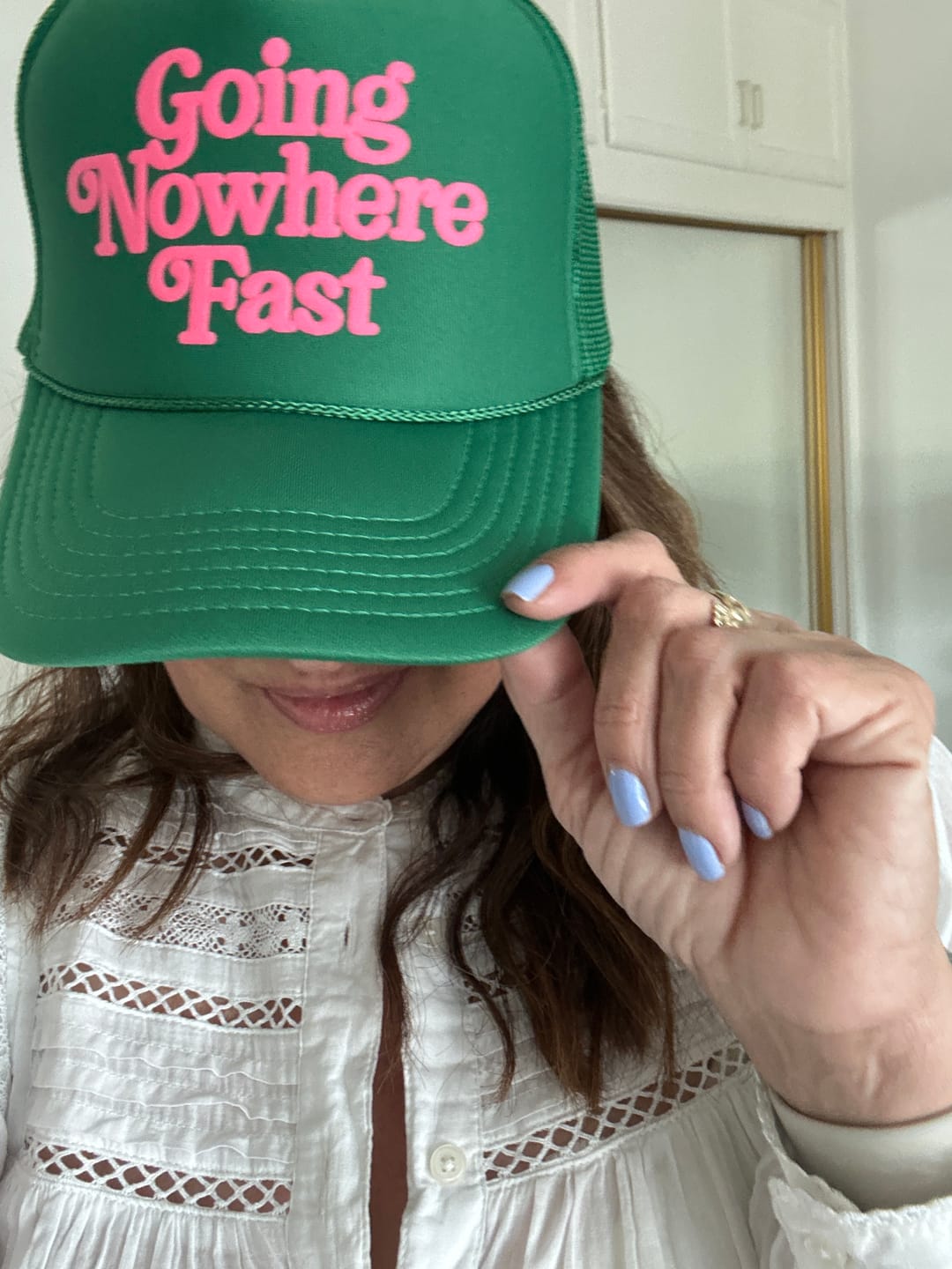 Customer photo review of Going Nowhere Fast Trucker