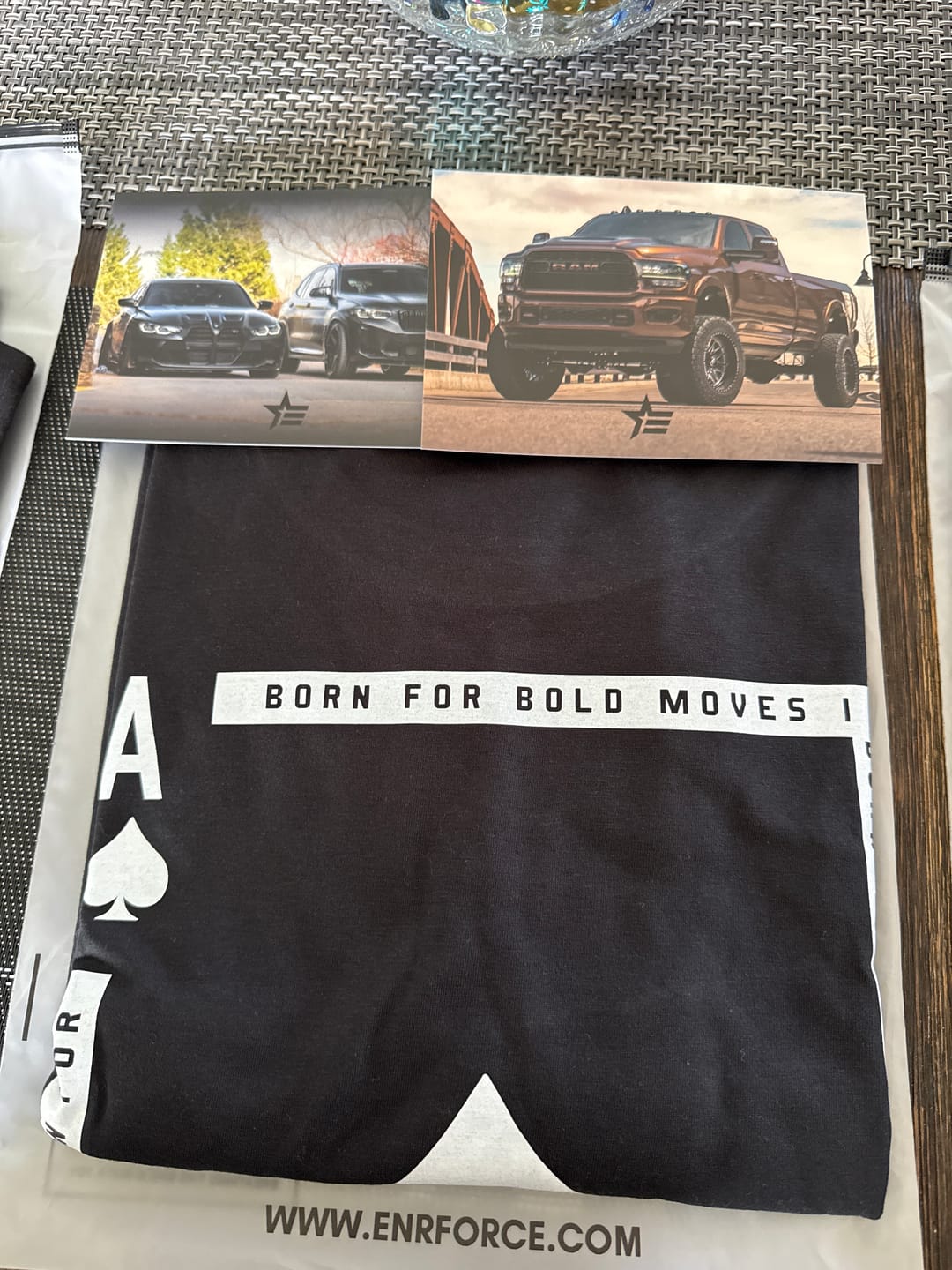 Customer photo review of Bold Moves Tee