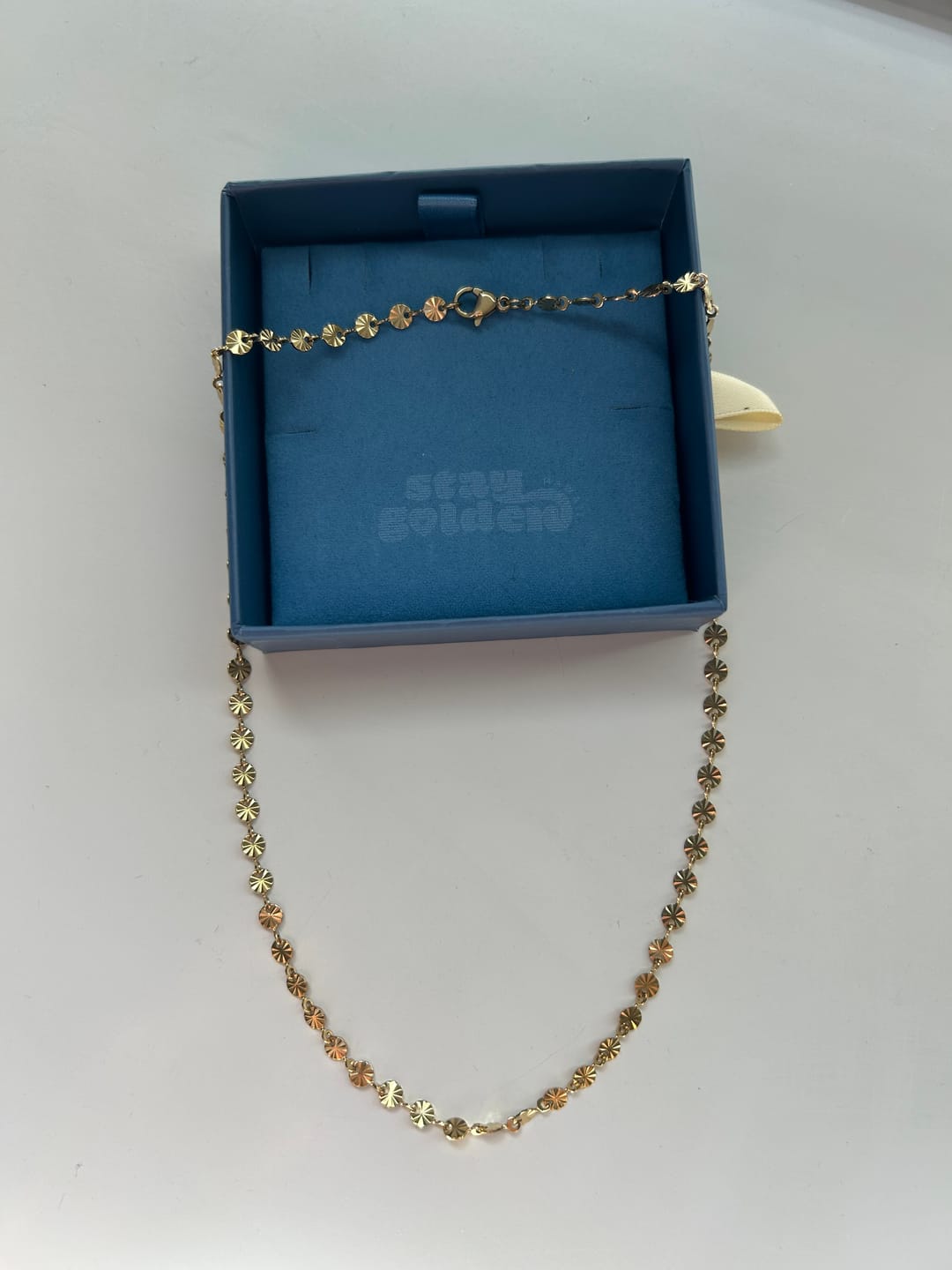 Customer photo review of Moon Chain Necklace