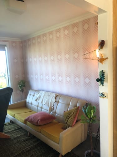 Customer photo review of Sample - Japanese Garden Wallpaper - Grey