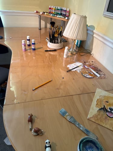 Customer photo review of 30 Gauge UVI Marine Grade Clear Plastic Vinyl Fabric