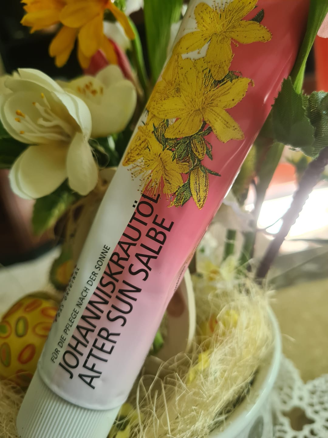 Customer photo review of Holzhacker Johanniskrautöl After Sun Salbe 75 ml