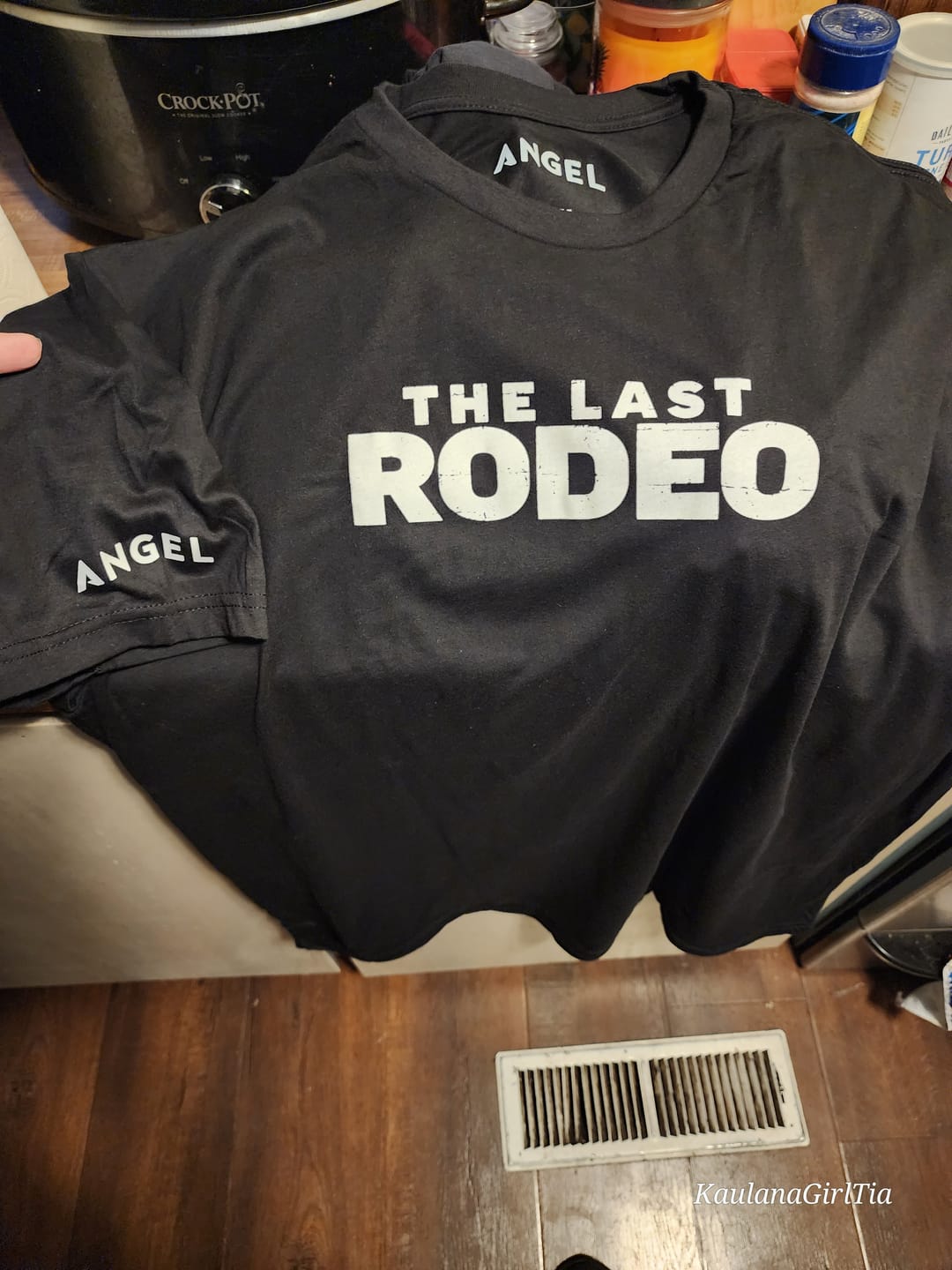 Customer photo review of The Last Rodeo T-Shirt