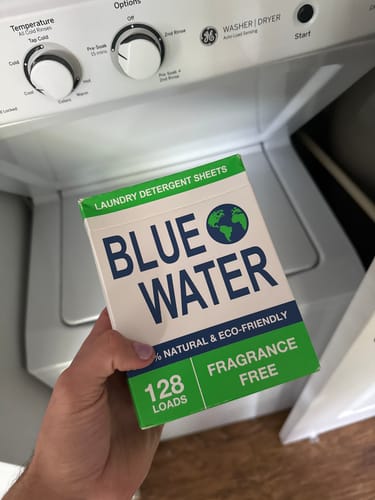 Customer photo review of Our Detergent Sheets