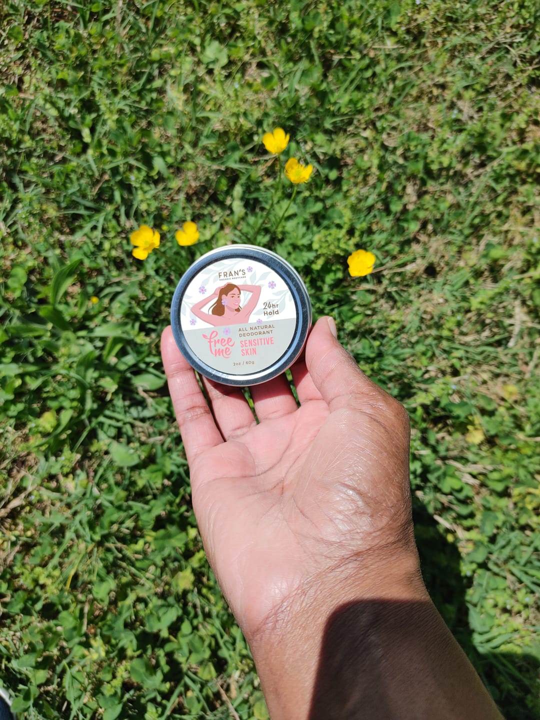 Customer photo review of FreeMe All Natural Deodorant
