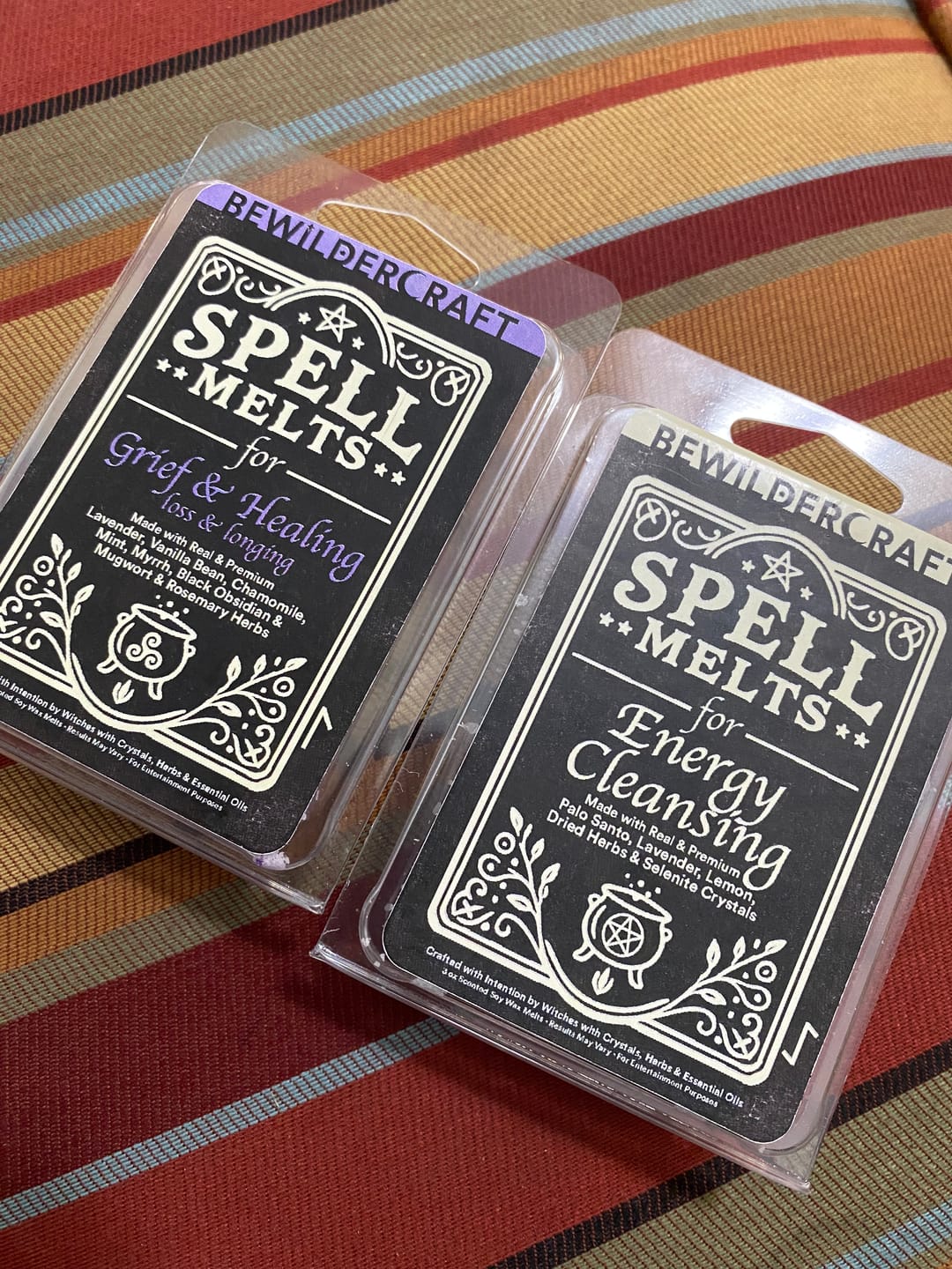 Customer photo review of Spell Melts for Grief & Healing Wax Melts