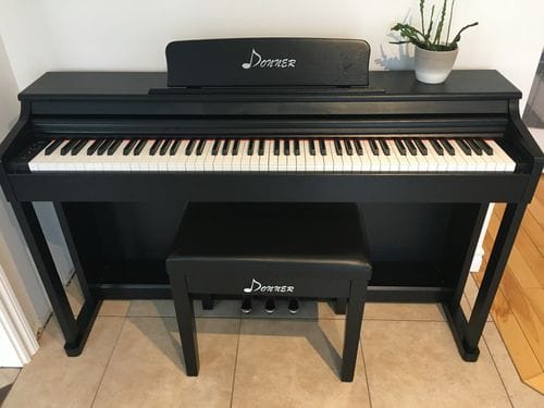 Customer photo review of Donner DDP-100 Upright Digital Piano
