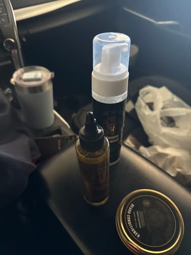 Customer photo review of Beard Care Kit