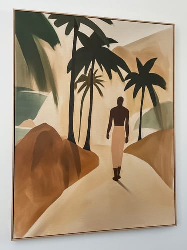 Customer photo review of Palmora I | Framed Canvas Art Print