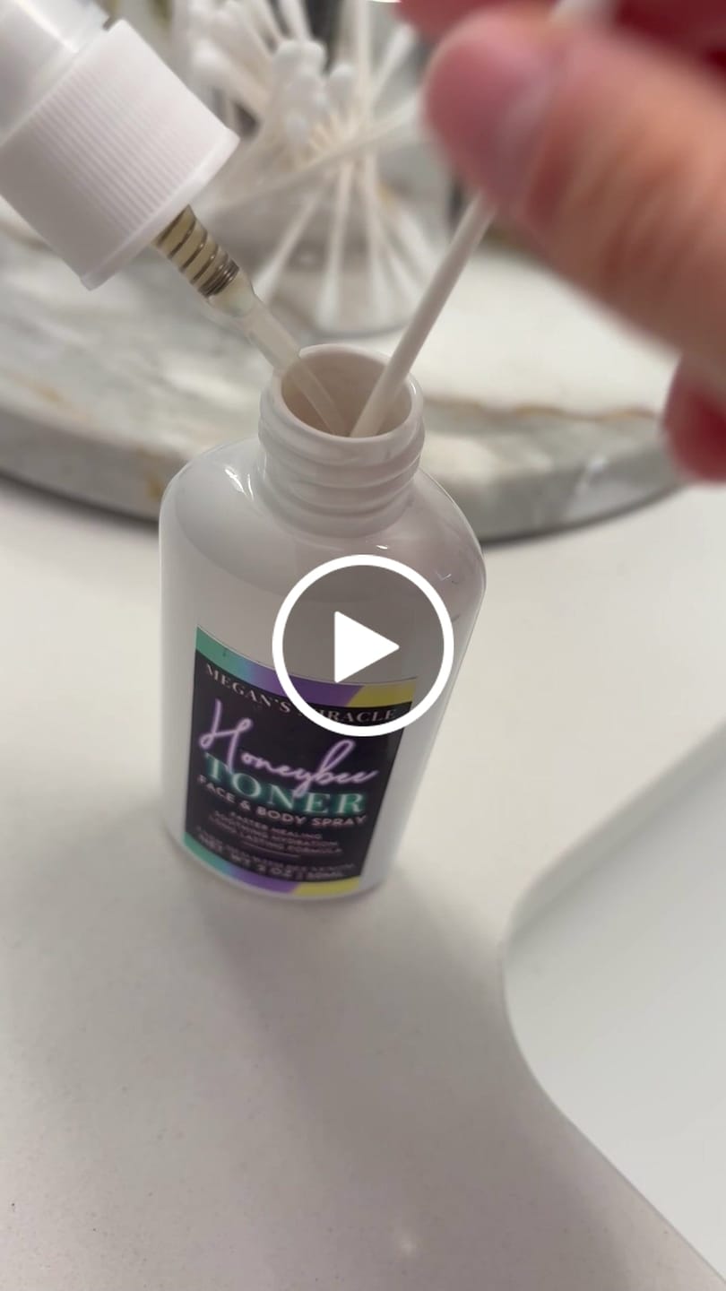 Customer video review of Honeybee Toner Spray