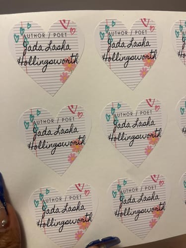 Customer photo review of Vinyl Stickers