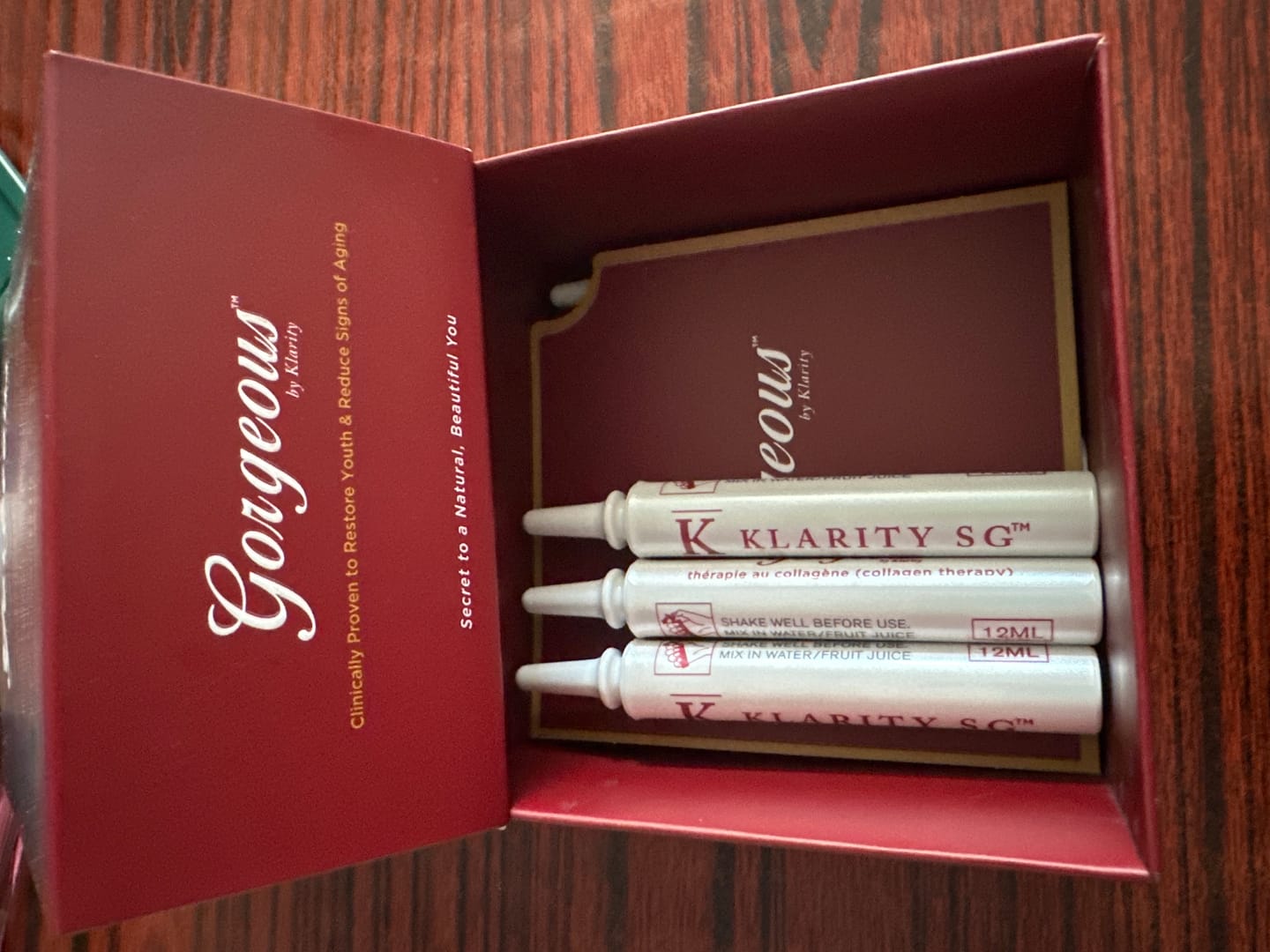 Customer photo review of Gorgeous by KlaritySG™ (HK) - Medical Grade Bioactive Collagen Peptides to reverse ageing