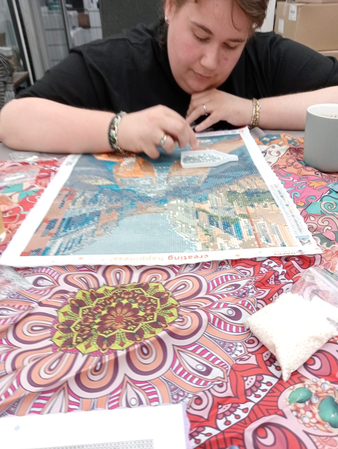 Customer photo review of Eigen Foto Diamond Painting