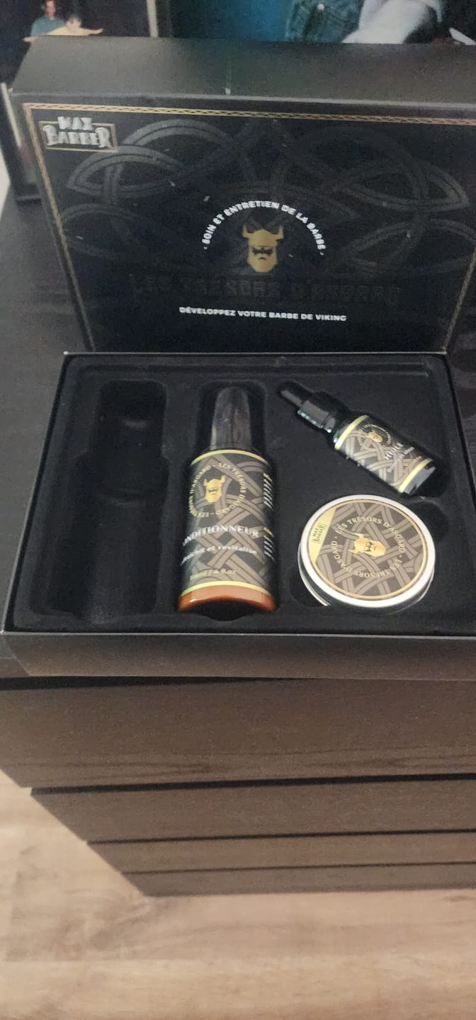 Customer photo review of Les trésors d’Asgard  | Coffret Complet Soin barbe 4-en-1