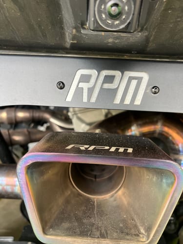 Customer photo review of RPM Polaris RZR Pro R 3" Sport Muffler W/ 3" Tip