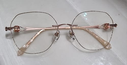 Customer photo review of Aria Eyeglasses