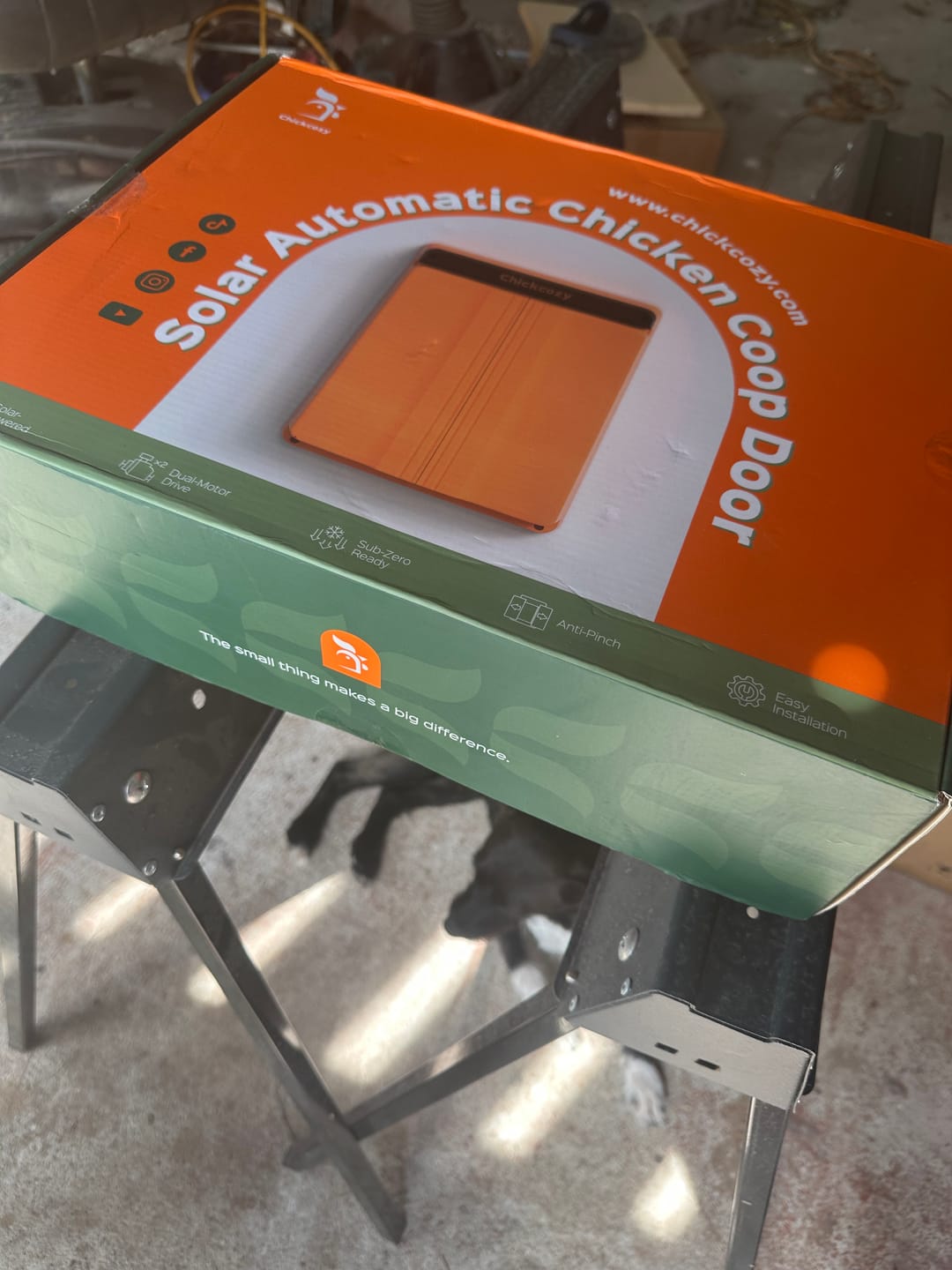 Customer photo review of Sloar Automatic Chicken Coop Door