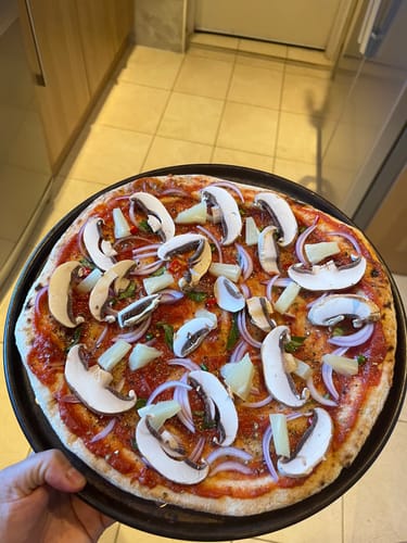 Customer photo review of Sourdough Pizza Bases