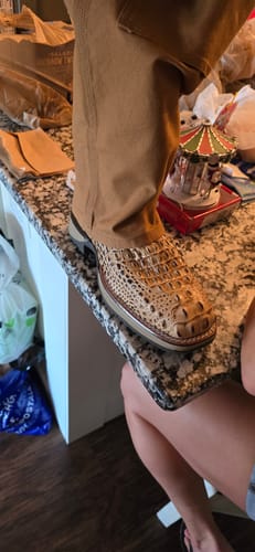 Customer photo review of Orix Caiman Neck Leather Boots With 3D Lightweight Sole - Composite Toe