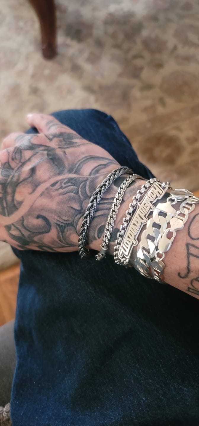 Customer photo review of WOVEN VIKINGS. - 925 STERLING SILVER