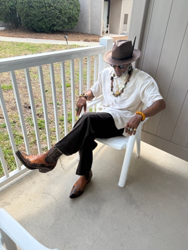 Customer photo review of Coffee Bean Fedora