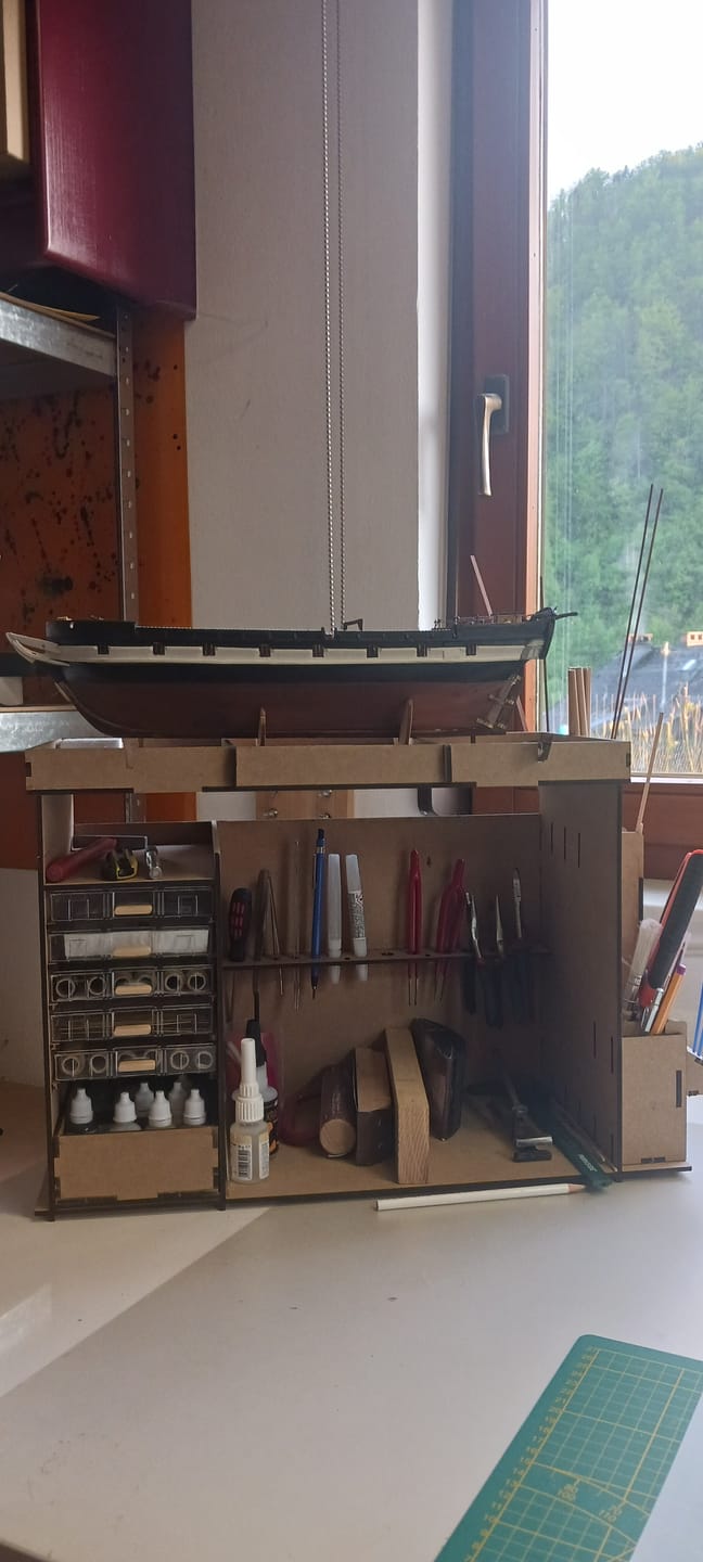 Customer photo review of Mueble taller organizador