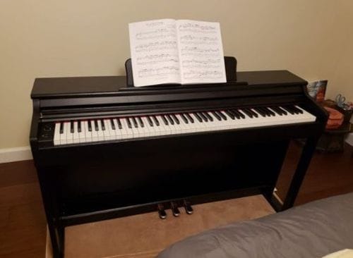 Customer photo review of Donner DDP-100 Upright Digital Piano