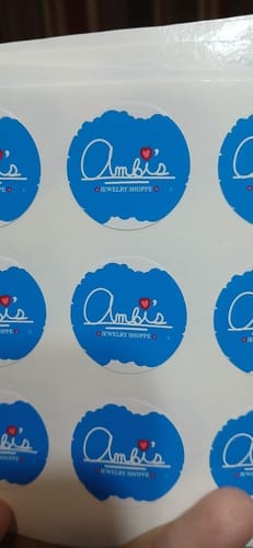 Customer photo review of Vinyl Stickers