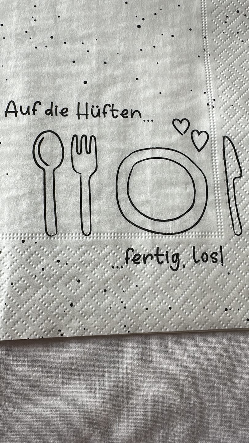 Customer photo review of Auf die Hüften